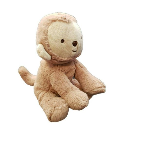 Carter's Child of Mine Baby Monkey Plush 8" Rattle Stuffed Animal Toy - Picture 2 of 5